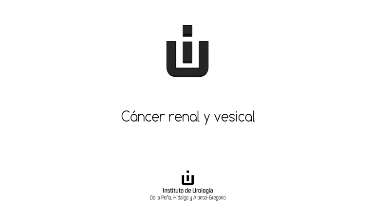 Cáncer renal y vesical